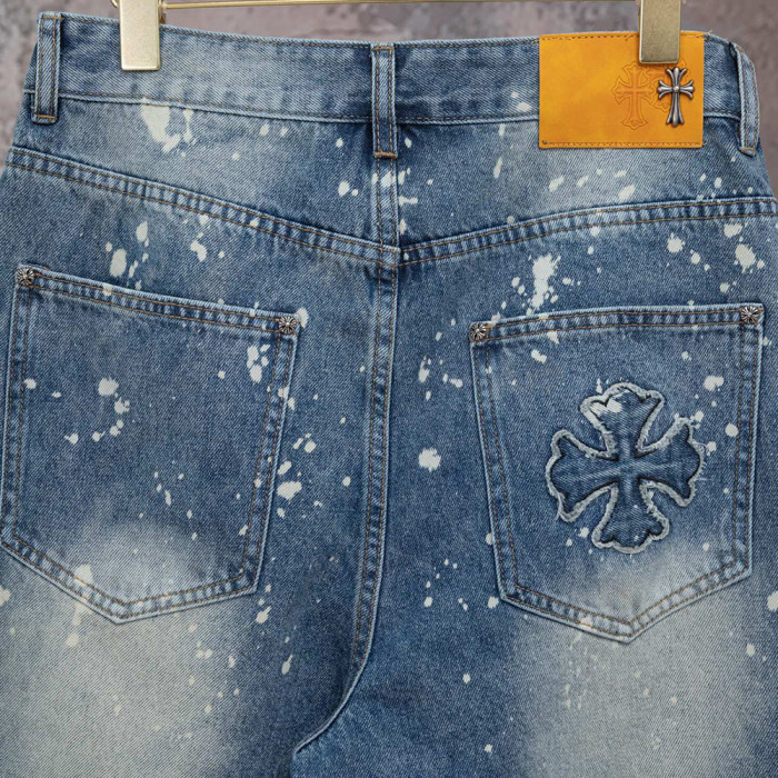 Men Women Denim Shorts Streetwear Bottoms Half Pants Jeans Shorts Unisex