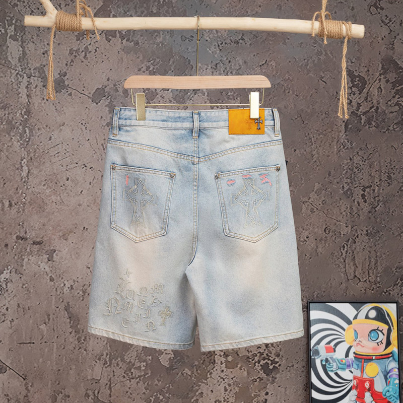Men Women Denim Shorts Streetwear Bottoms Half Pants Jeans Shorts Unisex