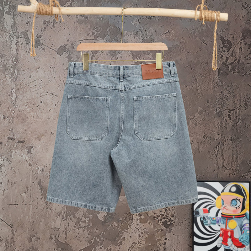 Men Women Denim Shorts Streetwear Bottoms Half Pants Jeans Shorts Unisex