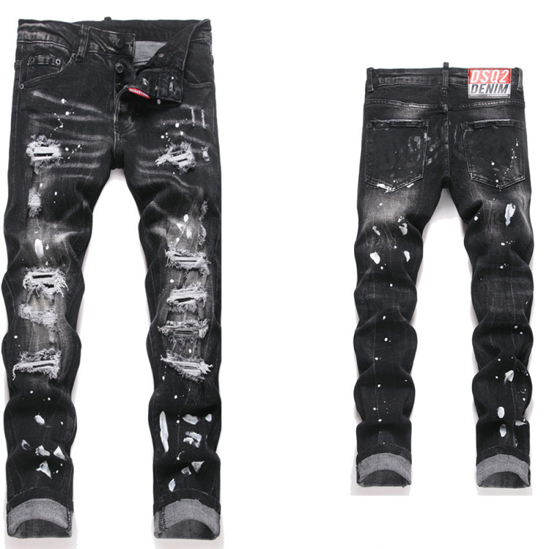 Men Classic Jeans Trousers Suit Pant Bottoms Joggers Clothes Women