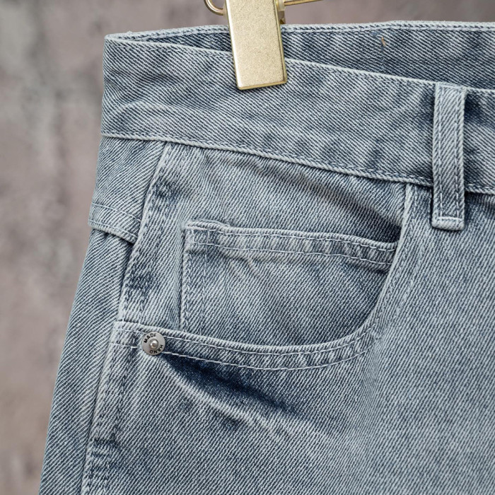 Men Women Denim Shorts Streetwear Bottoms Half Pants Jeans Shorts Unisex