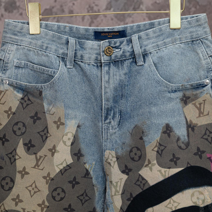 Men Women Denim Shorts Streetwear Bottoms Half Pants Jeans Shorts Unisex
