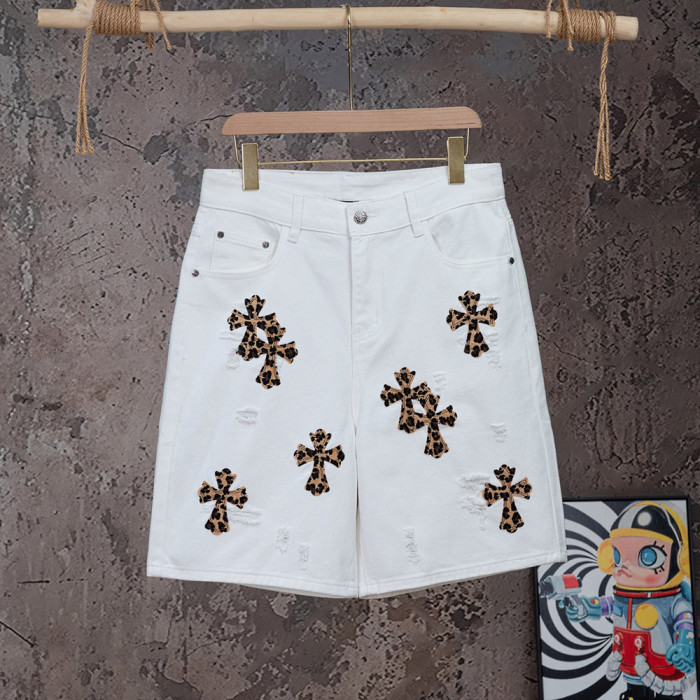 Men Women Denim Shorts Streetwear Bottoms Half Pants Jeans Shorts Unisex