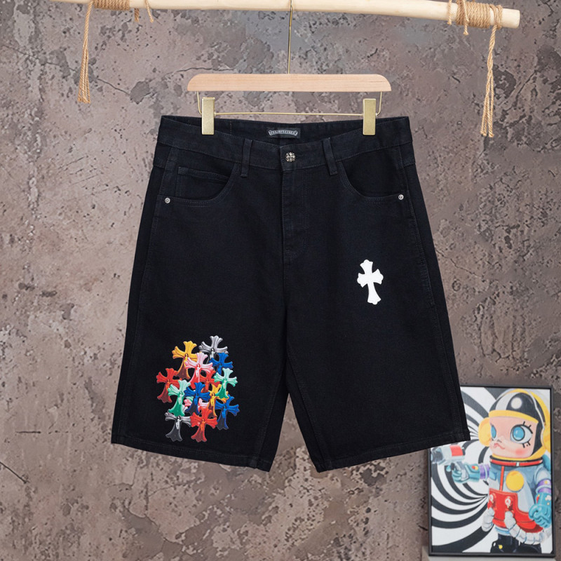 Men Women Denim Shorts Streetwear Bottoms Half Pants Jeans Shorts Unisex