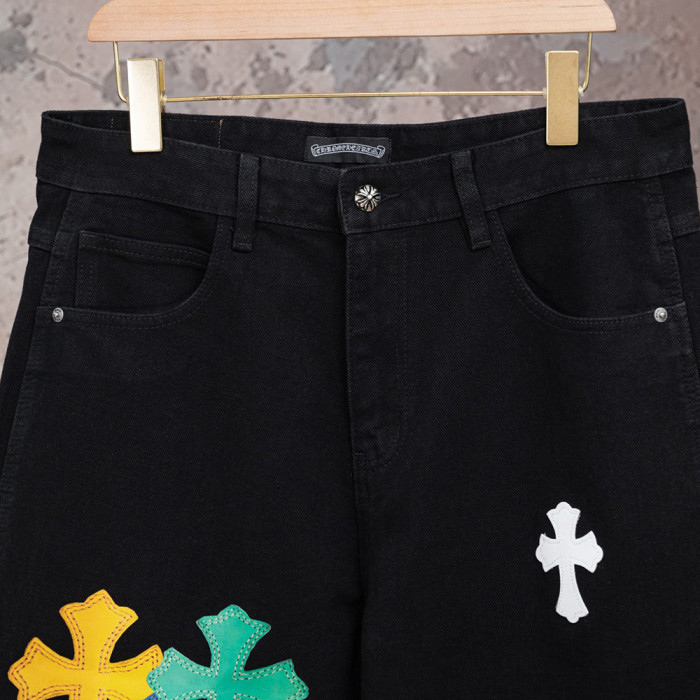 Men Women Denim Shorts Streetwear Bottoms Half Pants Jeans Shorts Unisex