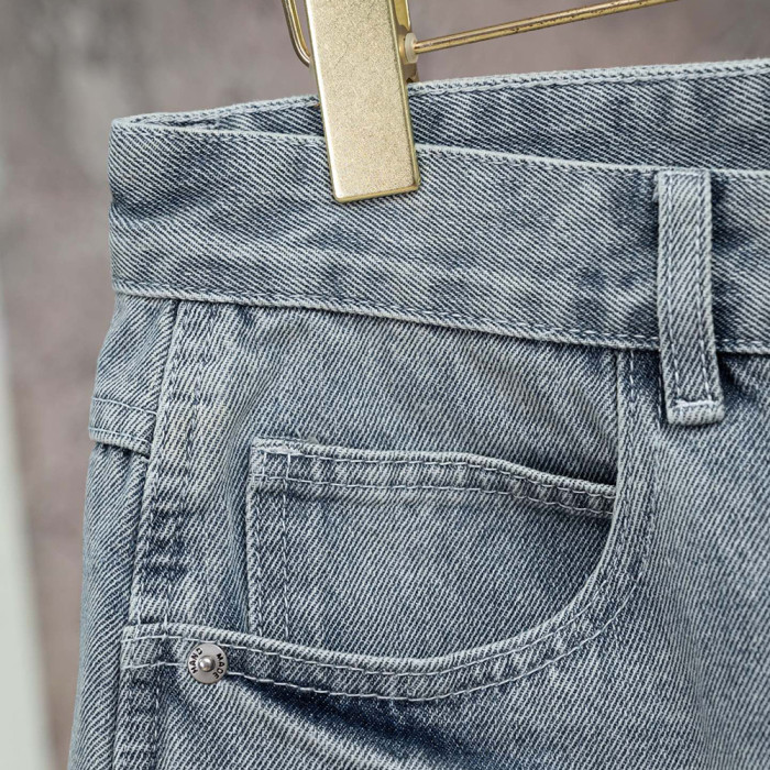 Men Women Denim Shorts Streetwear Bottoms Half Pants Jeans Shorts Unisex