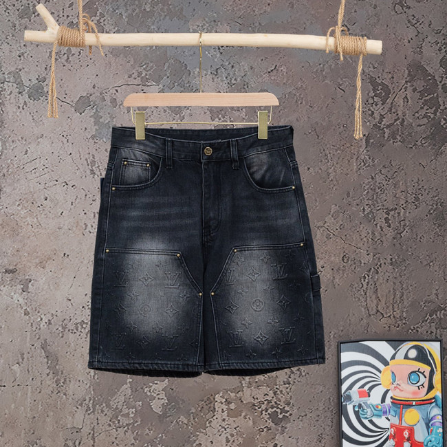 Men Women Denim Shorts Streetwear Bottoms Half Pants Jeans Shorts Unisex
