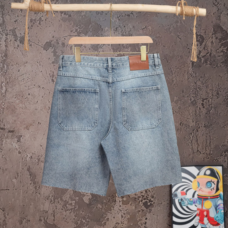 Men Women Denim Shorts Streetwear Bottoms Half Pants Jeans Shorts Unisex