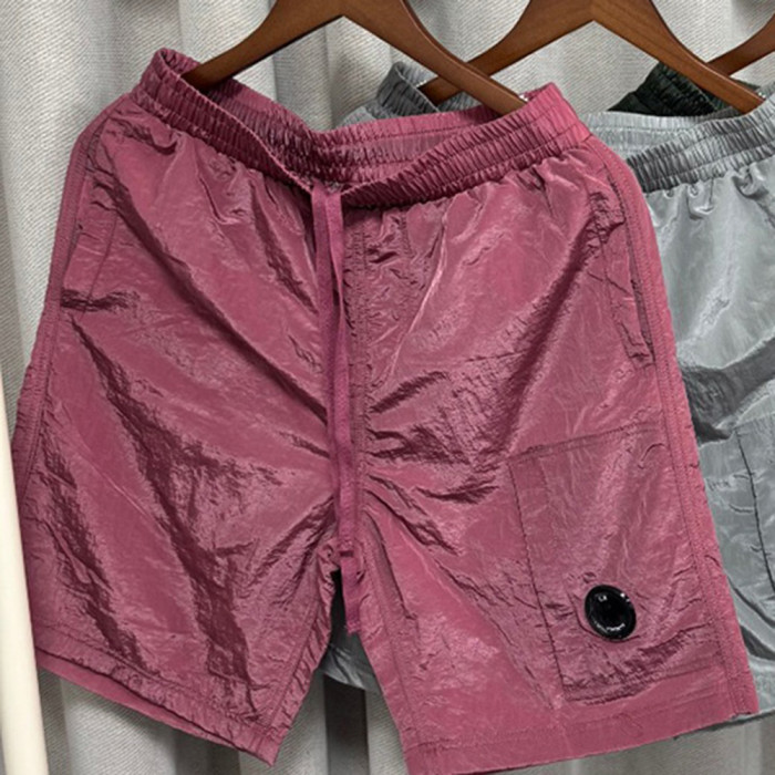 Men Boy Pocket Shorts Casual Straight-fit Shorts Loose Sweat Shorts Elastic Waist Bottoms Half Pants Unisex