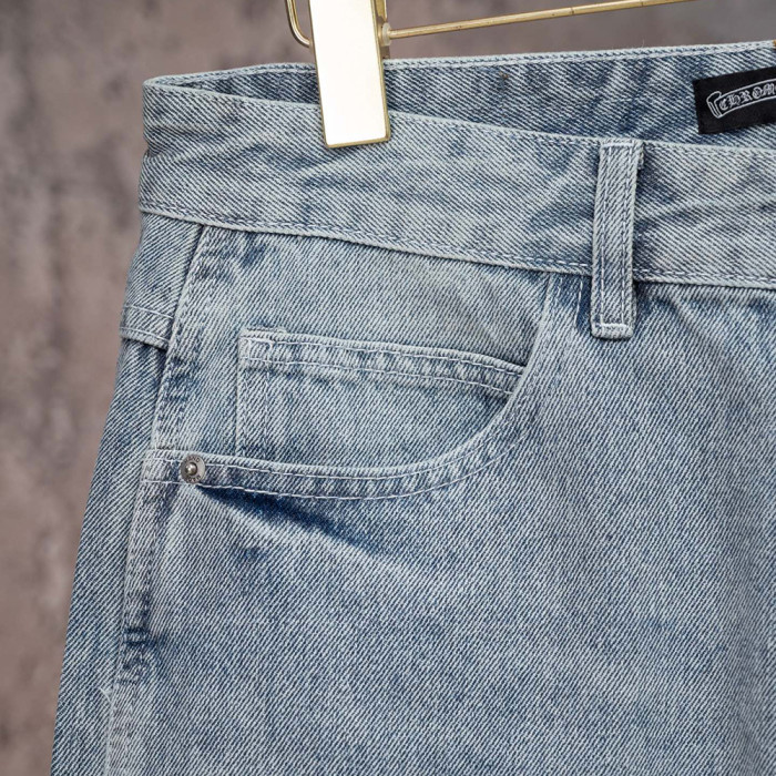 Men Women Denim Shorts Streetwear Bottoms Half Pants Jeans Shorts Unisex