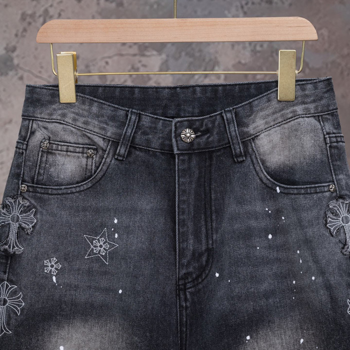Men Women Denim Shorts Streetwear Bottoms Half Pants Jeans Shorts Unisex