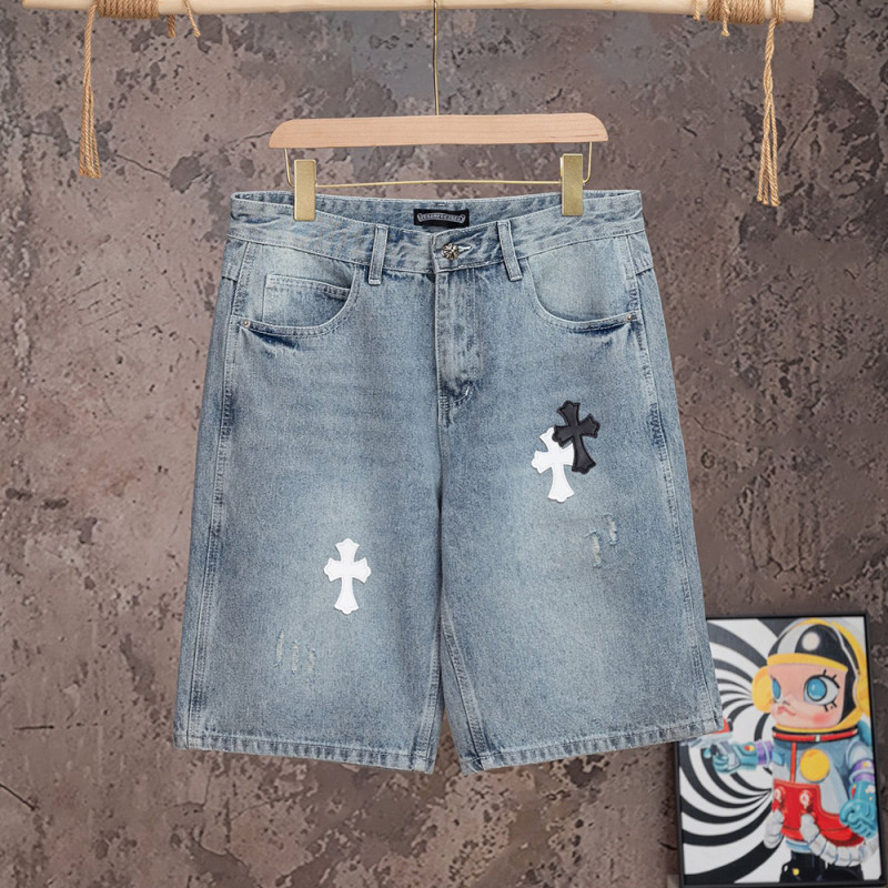 Men Women Denim Shorts Streetwear Bottoms Half Pants Jeans Shorts Unisex