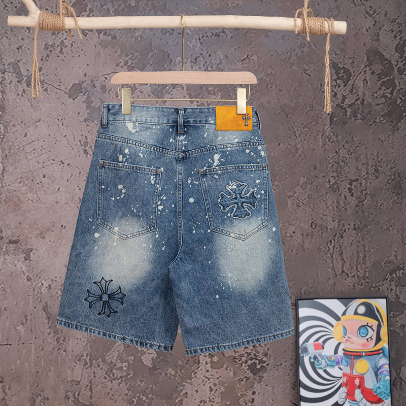 Men Women Denim Shorts Streetwear Bottoms Half Pants Jeans Shorts Unisex