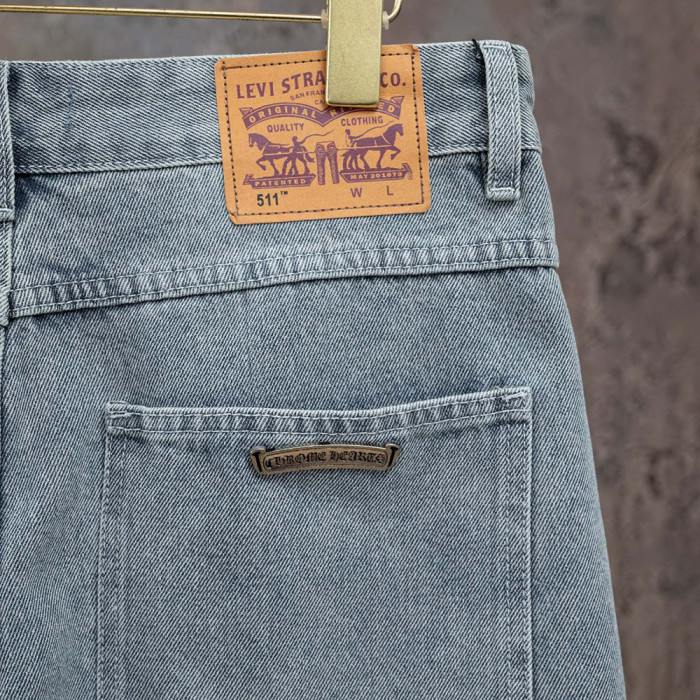 Men Women Denim Shorts Streetwear Bottoms Half Pants Jeans Shorts Unisex