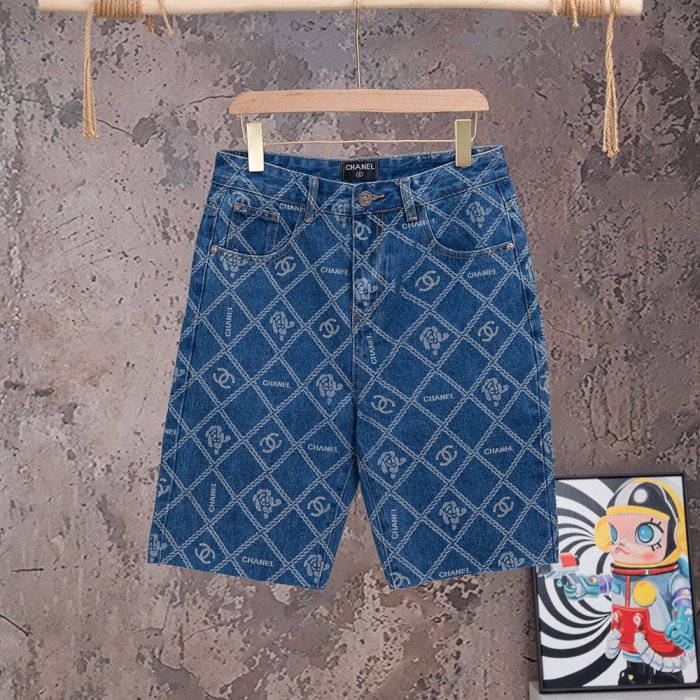 Men Women Denim Shorts Streetwear Bottoms Half Pants Jeans Shorts Unisex