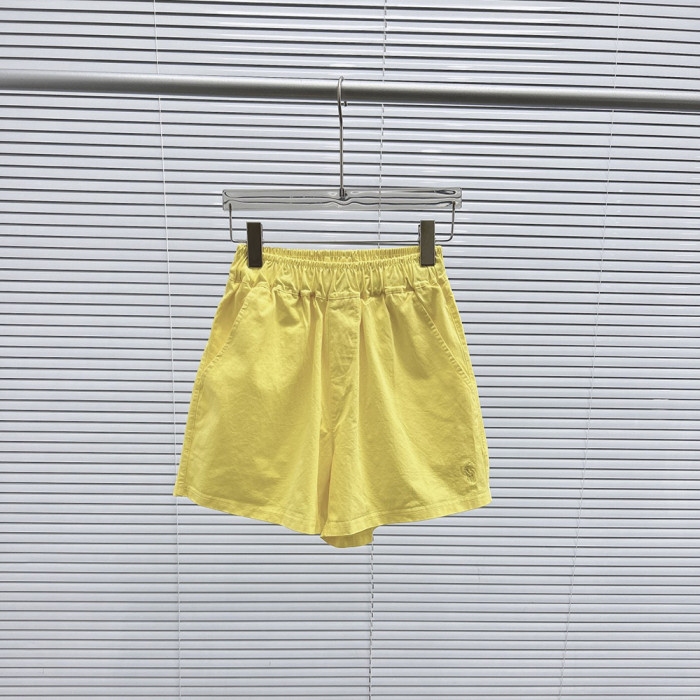 Women Men Breathable Elastic Waist Casual Shorts Mid-length Bottoms Loose Fit Shorts For Daily Wear Unisex