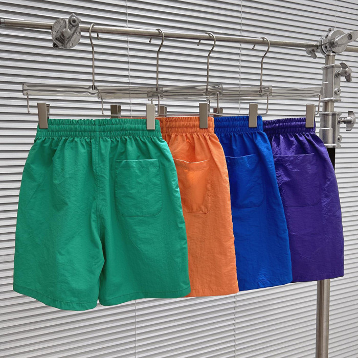 Women Men Breathable Elastic Waist Casual Shorts Mid-length Bottoms Loose Fit Shorts For Daily Wear Unisex