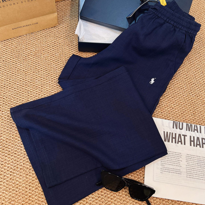 Men Women Cotton Linen Loose Fit Long Pants Streetwear Bottoms Daily Casual Trousers Unisex