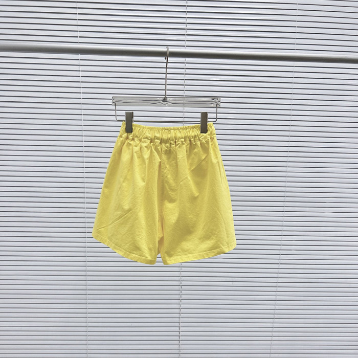 Women Men Breathable Elastic Waist Casual Shorts Mid-length Bottoms Loose Fit Shorts For Daily Wear Unisex