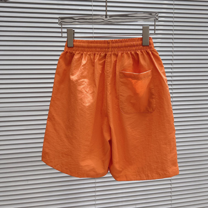 Women Men Breathable Elastic Waist Casual Shorts Mid-length Bottoms Loose Fit Shorts For Daily Wear Unisex
