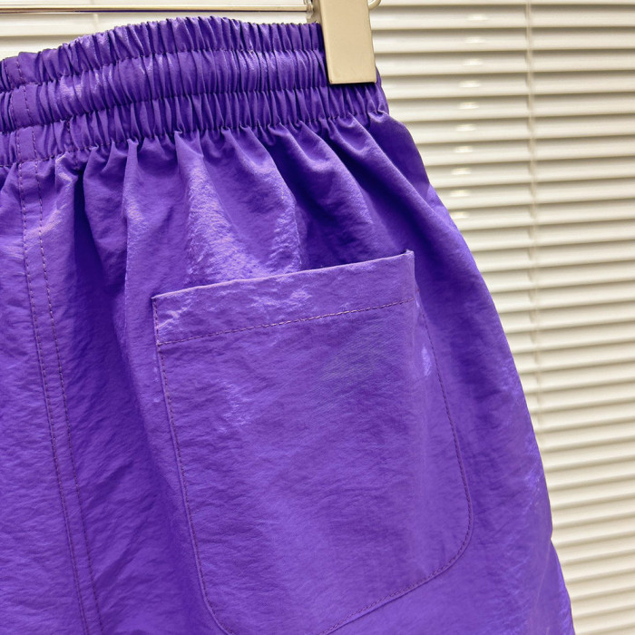 Women Men Breathable Elastic Waist Casual Shorts Mid-length Bottoms Loose Fit Shorts For Daily Wear Unisex