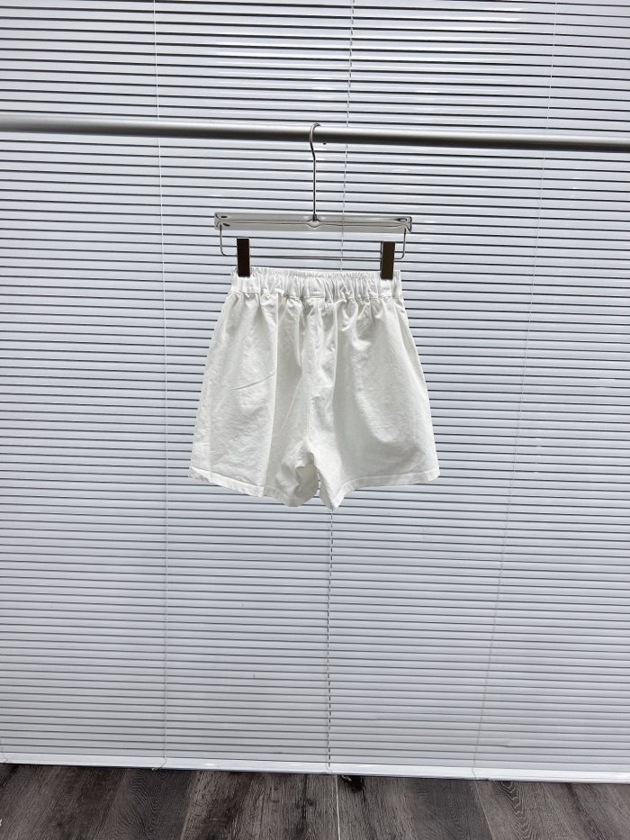 Women Men Breathable Elastic Waist Casual Shorts Mid-length Bottoms Loose Fit Shorts For Daily Wear Unisex