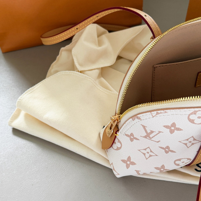 Women's Dome Top Handle Bag Shell Shoulder Bag Tote Handles Bag Handbags 30CM