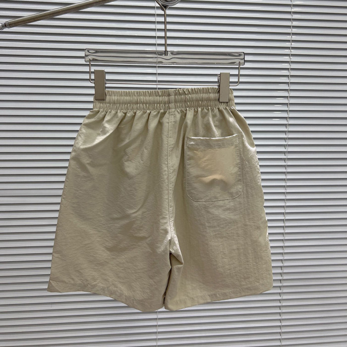 Women Men Breathable Elastic Waist Casual Shorts Mid-length Bottoms Loose Fit Shorts For Daily Wear Unisex