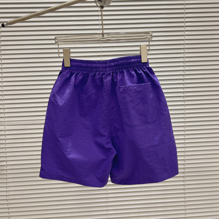 Women Men Breathable Elastic Waist Casual Shorts Mid-length Bottoms Loose Fit Shorts For Daily Wear Unisex