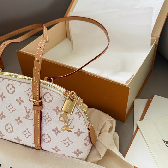 Women's Dome Top Handle Bag Shell Shoulder Bag Tote Handles Bag Handbags 30CM