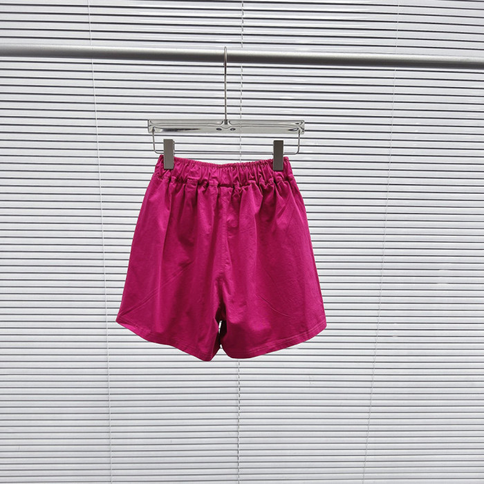 Women Men Breathable Elastic Waist Casual Shorts Mid-length Bottoms Loose Fit Shorts For Daily Wear Unisex