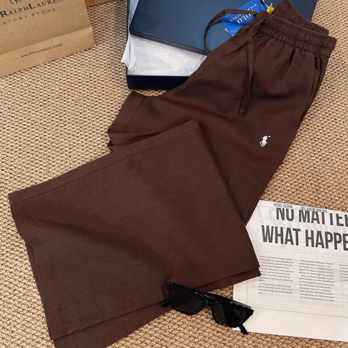 Men Women Cotton Linen Loose Fit Long Pants Streetwear Bottoms Daily Casual Trousers Unisex