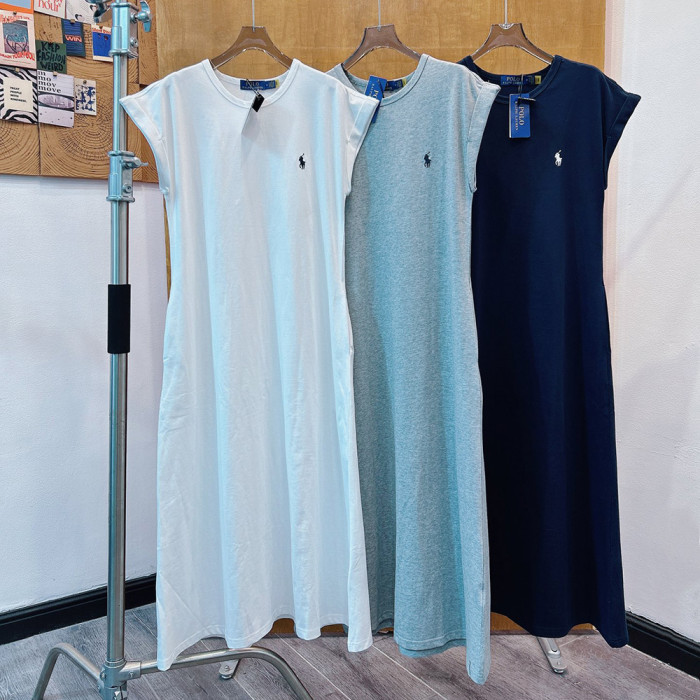 Women Short-Sleeve Polo Dress Casual Dress Midi Dress Casual Sports Dress For Daily Wear