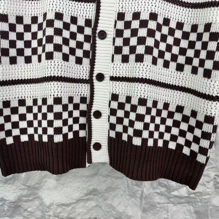 Men Women Two-Piece Set Knitted Sweatshirt Polo Shirt Short Pants Suit