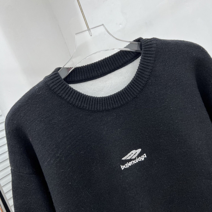Men women long sleeve Knit sweater Loose Crew neck Jumper Tops Sweatshirts Pullover Unisex