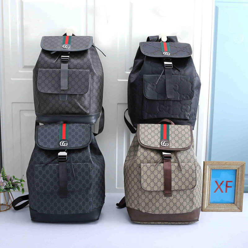 Men Women Backpack Leather Outdoor Sports School Bag Travel Laptop Bag