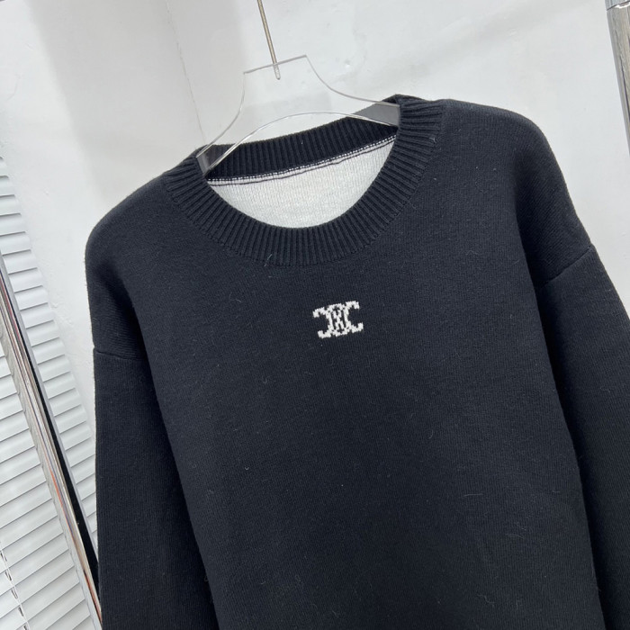 Men women long sleeve Knit sweater Loose Crew neck Jumper Tops Sweatshirts Pullover Unisex