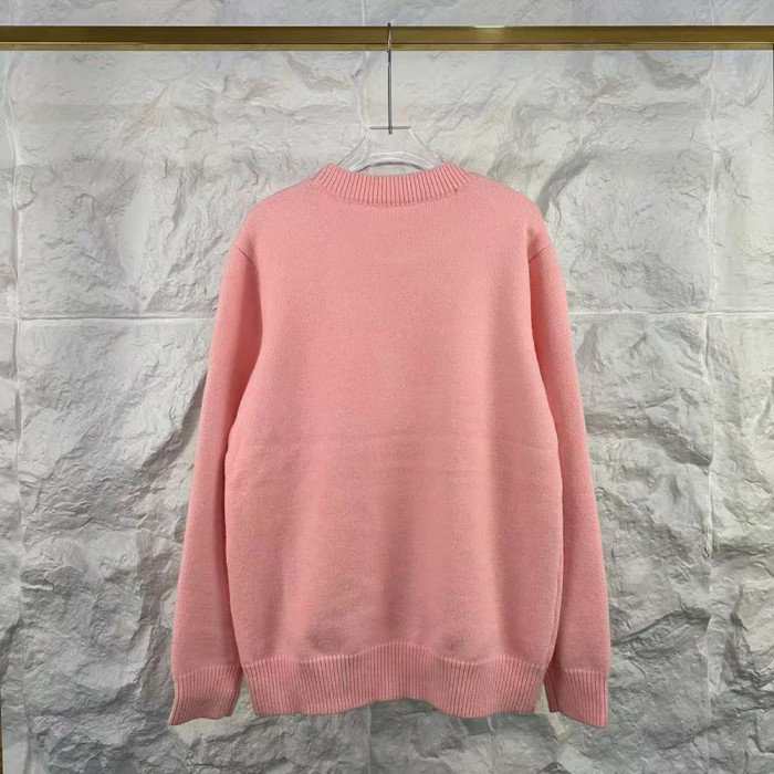 Men women long sleeve Knit sweater Loose Crew neck Jumper Tops Sweatshirts Pullover Unisex