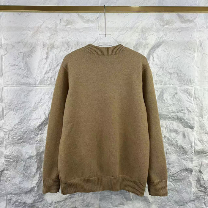 Men women long sleeve Knit sweater Loose Crew neck Jumper Tops Sweatshirts Pullover Unisex