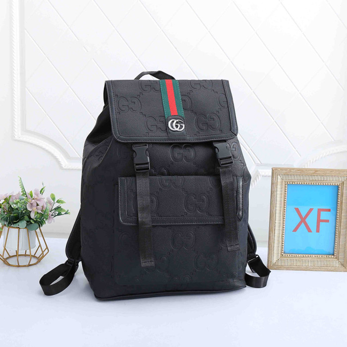Men Women Backpack Leather Outdoor Sports School Bag Travel Laptop Bag