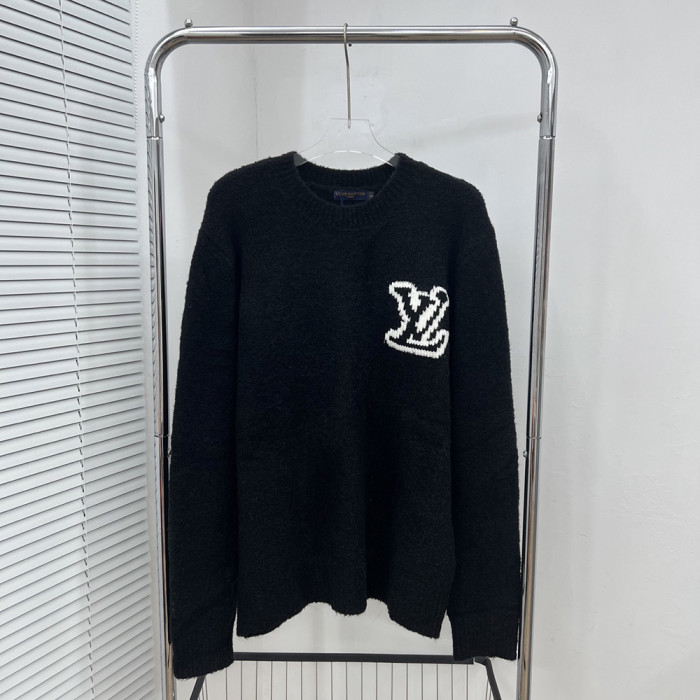 Men women long sleeve Knit sweater Loose Crew neck Jumper Tops Sweatshirts Pullover Unisex