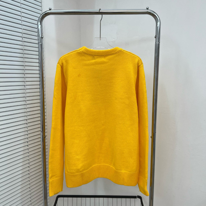 Men women long sleeve Knit sweater Loose Crew neck Jumper Tops Sweatshirts Pullover Unisex