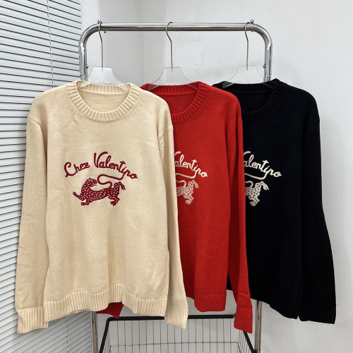 Men women long sleeve Knit sweater Loose Crew neck Jumper Tops Sweatshirts Pullover Unisex