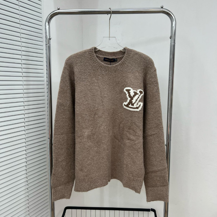 Men women long sleeve Knit sweater Loose Crew neck Jumper Tops Sweatshirts Pullover Unisex