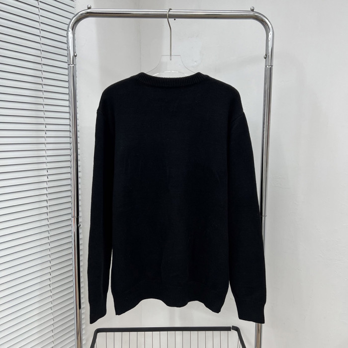 Men women long sleeve Knit sweater Loose Crew neck Jumper Tops Sweatshirts Pullover Unisex