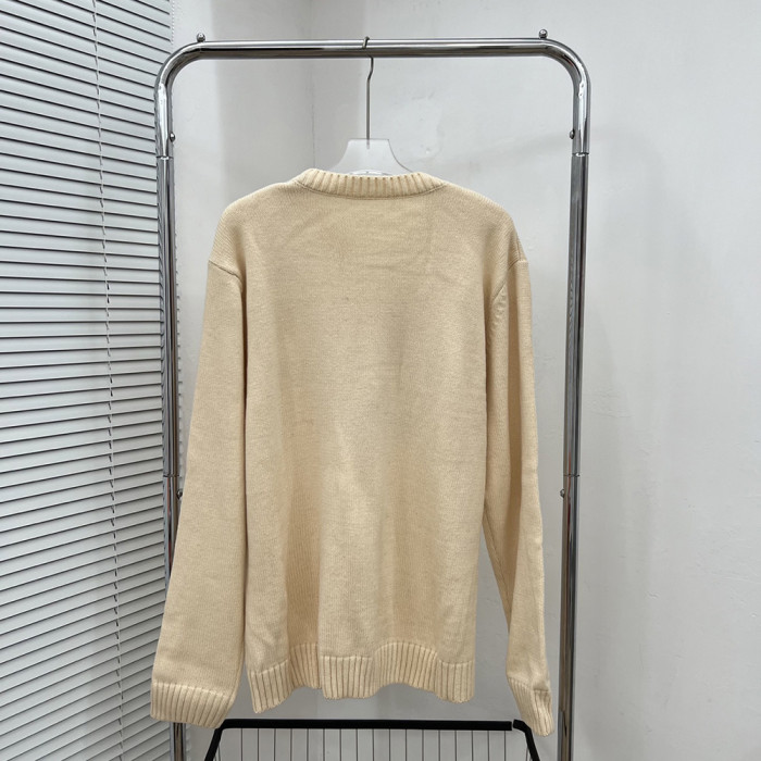 Men women long sleeve Knit sweater Loose Crew neck Jumper Tops Sweatshirts Pullover Unisex