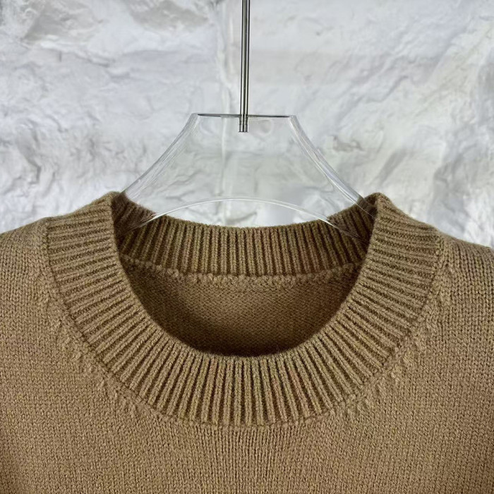 Men women long sleeve Knit sweater Loose Crew neck Jumper Tops Sweatshirts Pullover Unisex