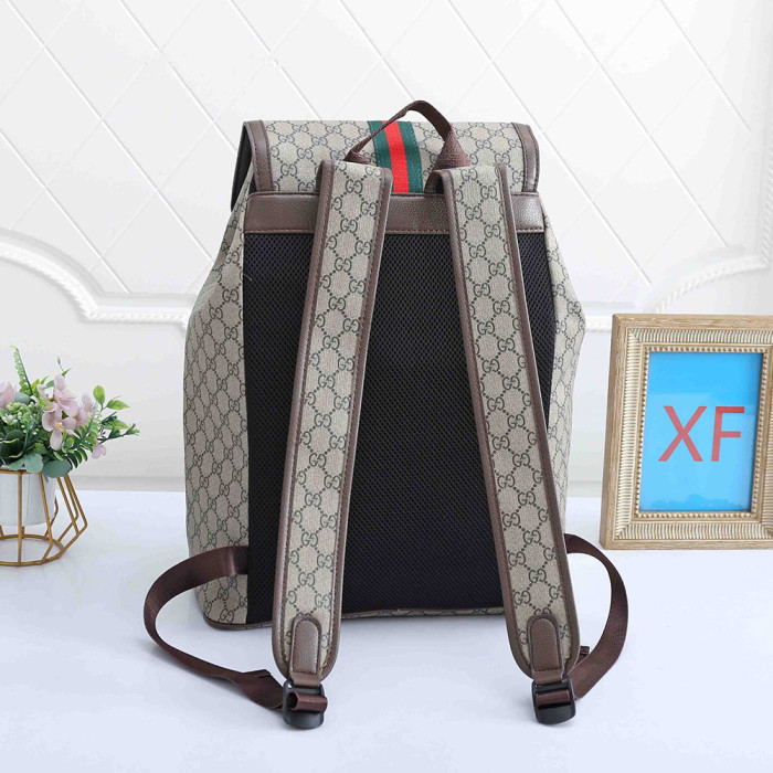 Men Women Backpack Leather Outdoor Sports School Bag Travel Laptop Bag