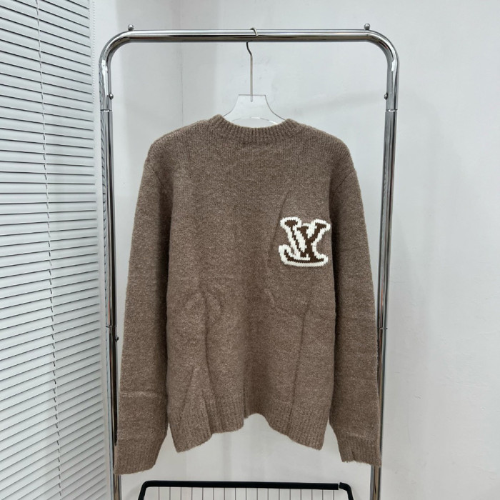 Men women long sleeve Knit sweater Loose Crew neck Jumper Tops Sweatshirts Pullover Unisex