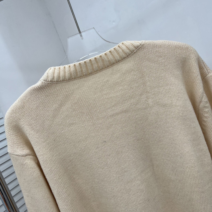 Men women long sleeve Knit sweater Loose Crew neck Jumper Tops Sweatshirts Pullover Unisex